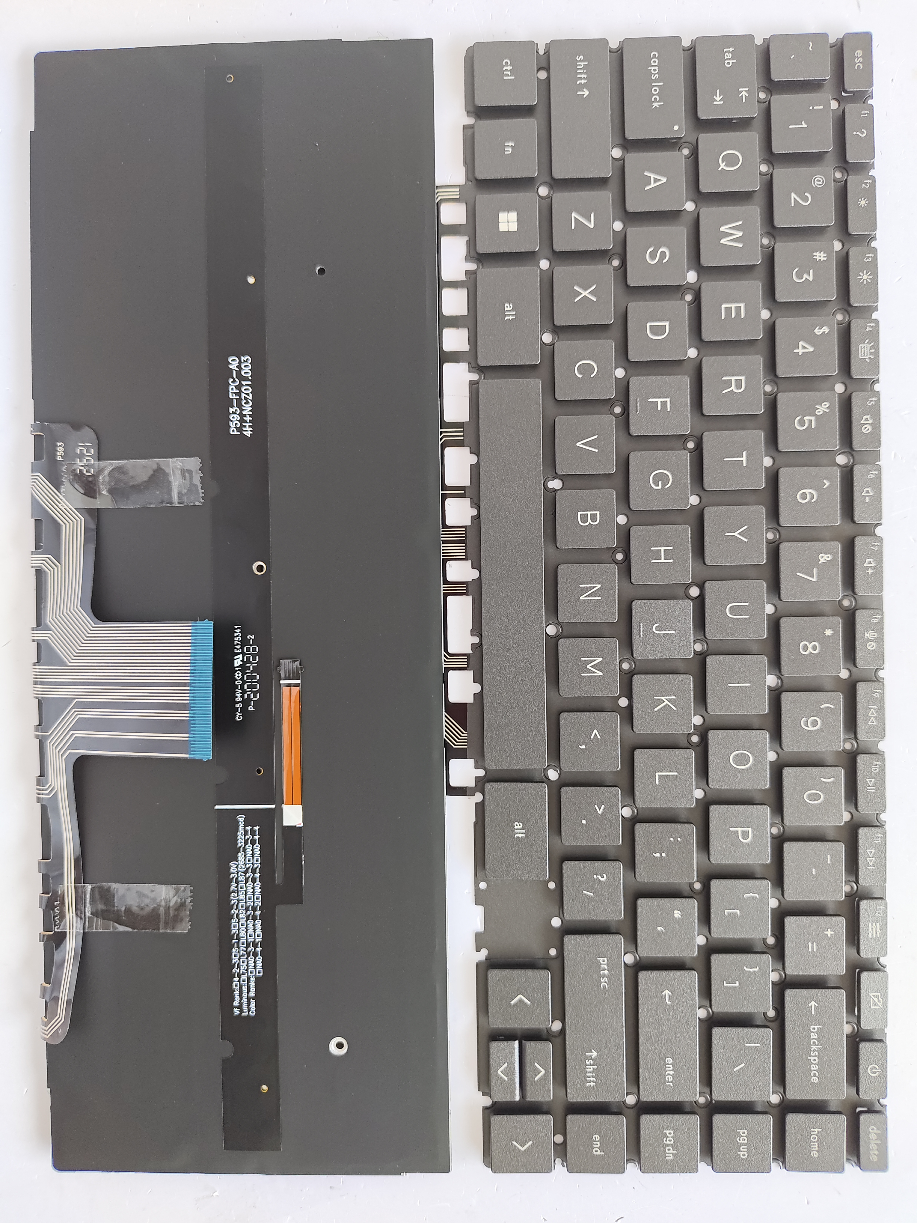 Picture of New Replacement Laptop Keyboard For HP 14-EA/14-EB/14-AE/X360 14-EA Brown Backlit (OEM) US Layout